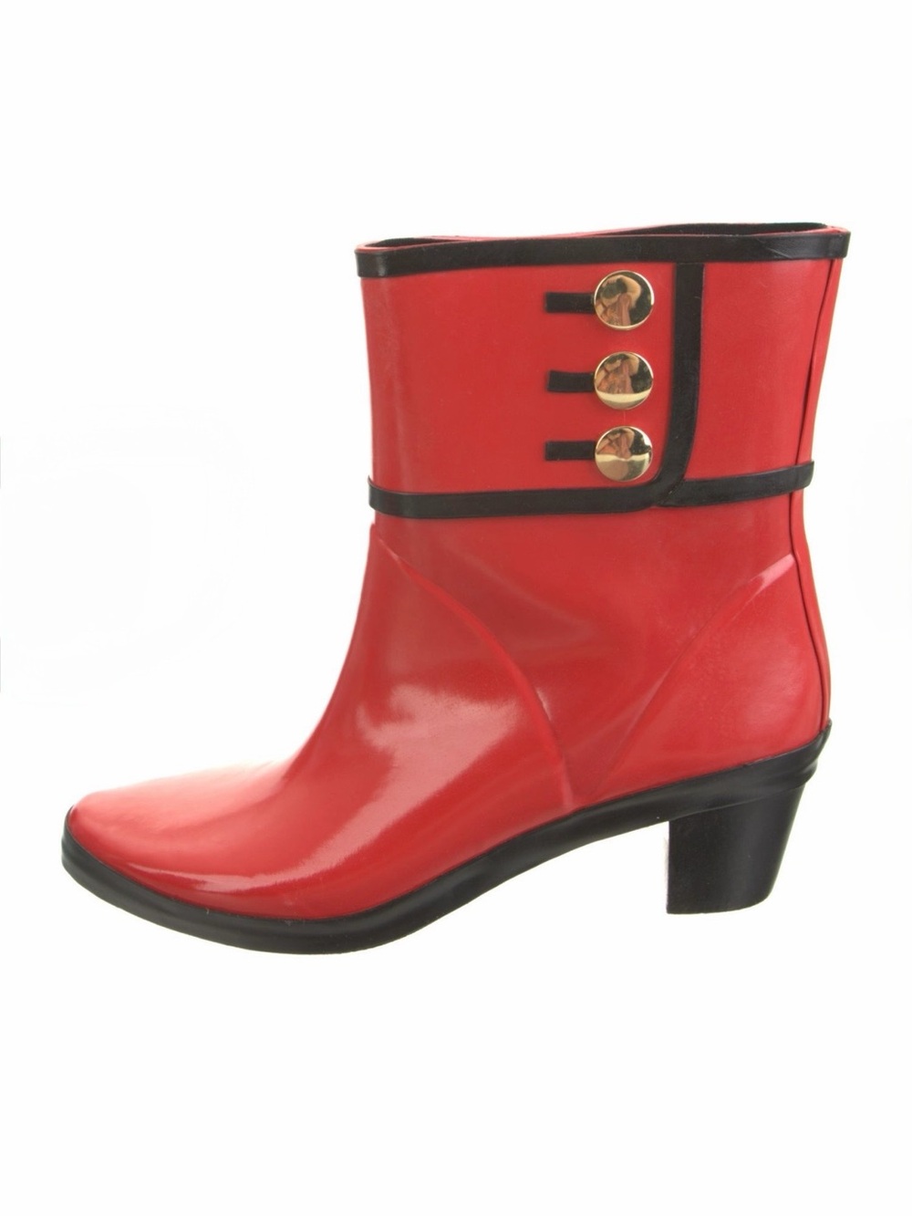Kate Spade Red Rubber Rain Boots | Cosplay, Comic Con & Halloween Ready | Size 8 - Picture 2 of 5